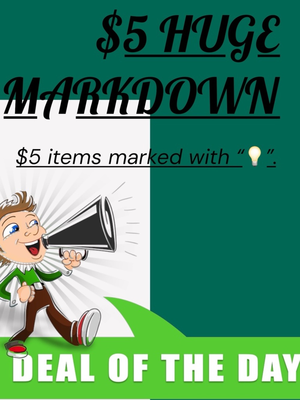 Huge $5 Sale, please share